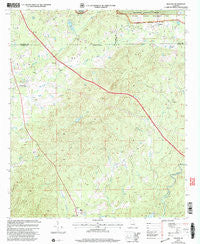 Hollins Alabama Historical topographic map, 1:24000 scale, 7.5 X 7.5 Minute, Year 2001