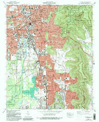Huntsville Alabama Historical topographic map, 1:24000 scale, 7.5 X 7.5 Minute, Year 1975