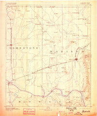 Huntsville Alabama Historical topographic map, 1:125000 scale, 30 X 30 Minute, Year 1892