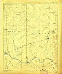 Huntsville Alabama Historical topographic map, 1:125000 scale, 30 X 30 Minute, Year 1892