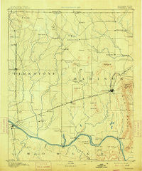 Huntsville Alabama Historical topographic map, 1:125000 scale, 30 X 30 Minute, Year 1892
