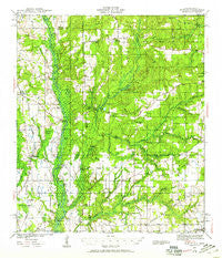 Hurley Mississippi Historical topographic map, 1:62500 scale, 15 X 15 Minute, Year 1941