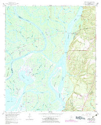 Hurricane Alabama Historical topographic map, 1:24000 scale, 7.5 X 7.5 Minute, Year 1953