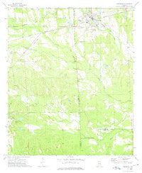 Hurtsboro Alabama Historical topographic map, 1:24000 scale, 7.5 X 7.5 Minute, Year 1973