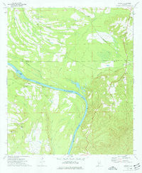 Hybart Alabama Historical topographic map, 1:24000 scale, 7.5 X 7.5 Minute, Year 1973