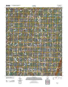 Ider Alabama Historical topographic map, 1:24000 scale, 7.5 X 7.5 Minute, Year 2011