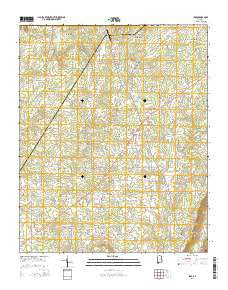 Ider Alabama Current topographic map, 1:24000 scale, 7.5 X 7.5 Minute, Year 2014