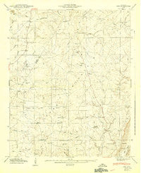 Ider Alabama Historical topographic map, 1:24000 scale, 7.5 X 7.5 Minute, Year 1947