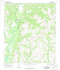 Ino Alabama Historical topographic map, 1:24000 scale, 7.5 X 7.5 Minute, Year 1968