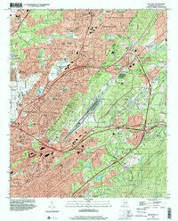 Irondale Alabama Historical topographic map, 1:24000 scale, 7.5 X 7.5 Minute, Year 1998