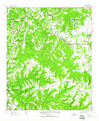 Isbell Alabama Historical topographic map, 1:24000 scale, 7.5 X 7.5 Minute, Year 1945