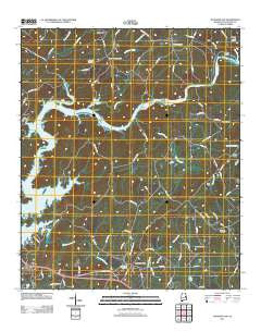 Jacksons Gap Alabama Historical topographic map, 1:24000 scale, 7.5 X 7.5 Minute, Year 2011