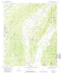 Jacksonville East Alabama Historical topographic map, 1:24000 scale, 7.5 X 7.5 Minute, Year 1967