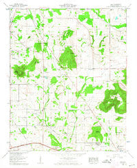 Jeff Alabama Historical topographic map, 1:24000 scale, 7.5 X 7.5 Minute, Year 1958