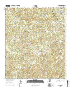 Jemison West Alabama Current topographic map, 1:24000 scale, 7.5 X 7.5 Minute, Year 2014
