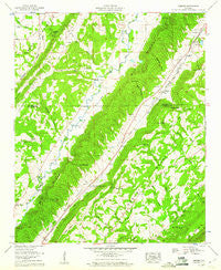 Keener Alabama Historical topographic map, 1:24000 scale, 7.5 X 7.5 Minute, Year 1959