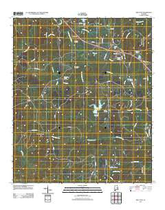 Kellyton Alabama Historical topographic map, 1:24000 scale, 7.5 X 7.5 Minute, Year 2011