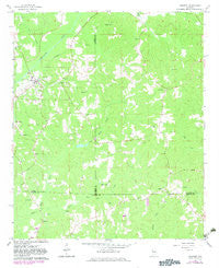 Kennedy Alabama Historical topographic map, 1:24000 scale, 7.5 X 7.5 Minute, Year 1967