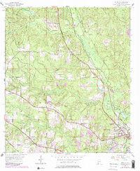 Kushla Alabama Historical topographic map, 1:24000 scale, 7.5 X 7.5 Minute, Year 1953