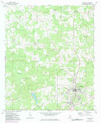 Lafayette Alabama Historical topographic map, 1:24000 scale, 7.5 X 7.5 Minute, Year 1971