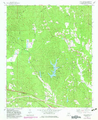 Lake Lurleen Alabama Historical topographic map, 1:24000 scale, 7.5 X 7.5 Minute, Year 1978