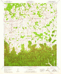 Landersville Alabama Historical topographic map, 1:24000 scale, 7.5 X 7.5 Minute, Year 1960