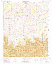 Landersville Alabama Historical topographic map, 1:24000 scale, 7.5 X 7.5 Minute, Year 1960