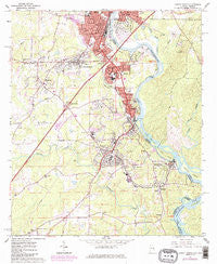 Lanett South Alabama Historical topographic map, 1:24000 scale, 7.5 X 7.5 Minute, Year 1964
