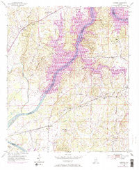 Laniers Alabama Historical topographic map, 1:24000 scale, 7.5 X 7.5 Minute, Year 1951