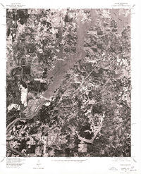 Laniers Alabama Historical topographic map, 1:24000 scale, 7.5 X 7.5 Minute, Year 1975