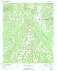 Lapine Alabama Historical topographic map, 1:24000 scale, 7.5 X 7.5 Minute, Year 1971