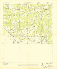 Lawrence Cove Alabama Historical topographic map, 1:24000 scale, 7.5 X 7.5 Minute, Year 1936