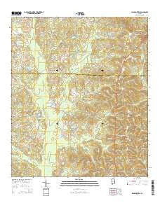 Lawrenceville Alabama Current topographic map, 1:24000 scale, 7.5 X 7.5 Minute, Year 2014