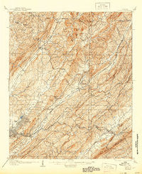 Leeds Alabama Historical topographic map, 1:62500 scale, 15 X 15 Minute, Year 1907