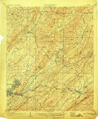 Leeds Alabama Historical topographic map, 1:62500 scale, 15 X 15 Minute, Year 1907
