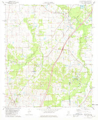 Letohatchee Alabama Historical topographic map, 1:24000 scale, 7.5 X 7.5 Minute, Year 1981