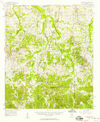 Letohatchee Alabama Historical topographic map, 1:62500 scale, 15 X 15 Minute, Year 1957