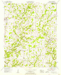 Lexington Alabama Historical topographic map, 1:24000 scale, 7.5 X 7.5 Minute, Year 1952