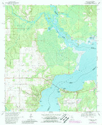 Lillian Alabama Historical topographic map, 1:24000 scale, 7.5 X 7.5 Minute, Year 1970