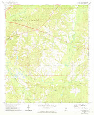 Little Texas Alabama Historical topographic map, 1:24000 scale, 7.5 X 7.5 Minute, Year 1971