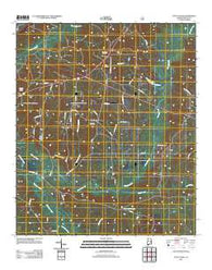 Little Texas Alabama Historical topographic map, 1:24000 scale, 7.5 X 7.5 Minute, Year 2011
