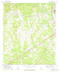 Loachapoka Alabama Historical topographic map, 1:24000 scale, 7.5 X 7.5 Minute, Year 1971