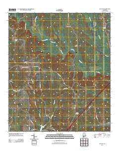 Lyeffion Alabama Historical topographic map, 1:24000 scale, 7.5 X 7.5 Minute, Year 2011