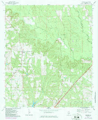 Lyeffion Alabama Historical topographic map, 1:24000 scale, 7.5 X 7.5 Minute, Year 1971