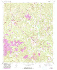 Lynn Alabama Historical topographic map, 1:24000 scale, 7.5 X 7.5 Minute, Year 1958