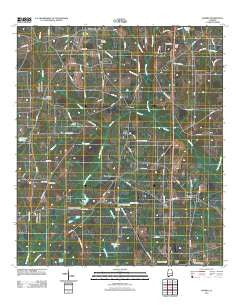 Madrid Alabama Historical topographic map, 1:24000 scale, 7.5 X 7.5 Minute, Year 2011