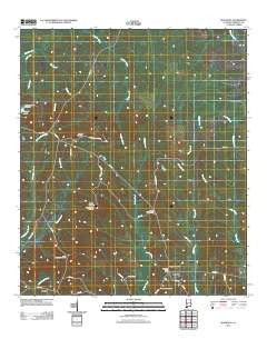 Magnolia Alabama Historical topographic map, 1:24000 scale, 7.5 X 7.5 Minute, Year 2011