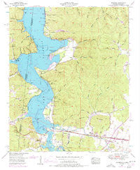 Margerum Alabama Historical topographic map, 1:24000 scale, 7.5 X 7.5 Minute, Year 1953