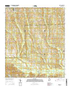 Marvyn Alabama Current topographic map, 1:24000 scale, 7.5 X 7.5 Minute, Year 2014