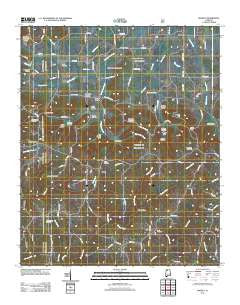 Massey Alabama Historical topographic map, 1:24000 scale, 7.5 X 7.5 Minute, Year 2011